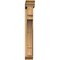 Ekena Millwork Merced Traditional Rough Sawn Bracket w/ Offset Brace, Western Red Cedar, 6"W x 30"D x 42"H BKT0604X30X42MRC01RWR - alternate 4